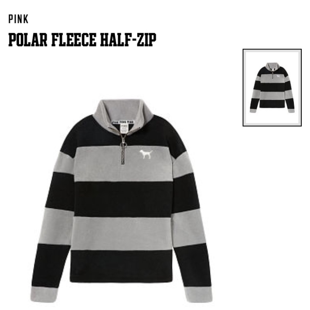 BRAND NEW Victoria’s Secret Polar Fleece Half Zip!